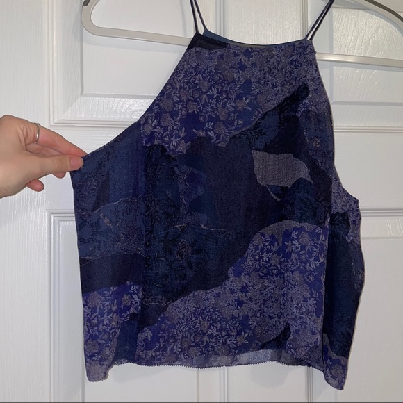 Wilfred Silk Cropped Tank Top - Picture 2 of 6